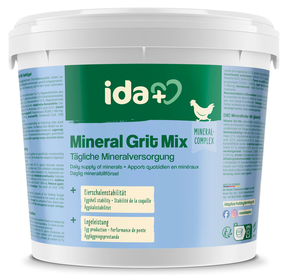 Mineral Grit Mix - zur Verdauung mit Muschelkalk und Quarzsteinchen