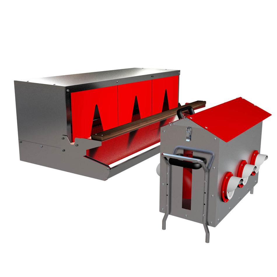 Premium-Starterset XL: Legenest Flach + Futterautomat mit Standfuß