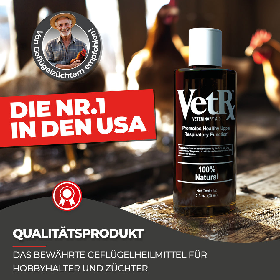 Hühnerschnupfen behandeln: 59ml für Erkältungen & Atemwegserkrankungen