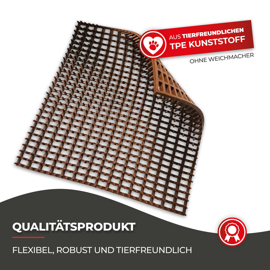 6 Stück - Nestmatten "Ei-Phoria" für Legenester