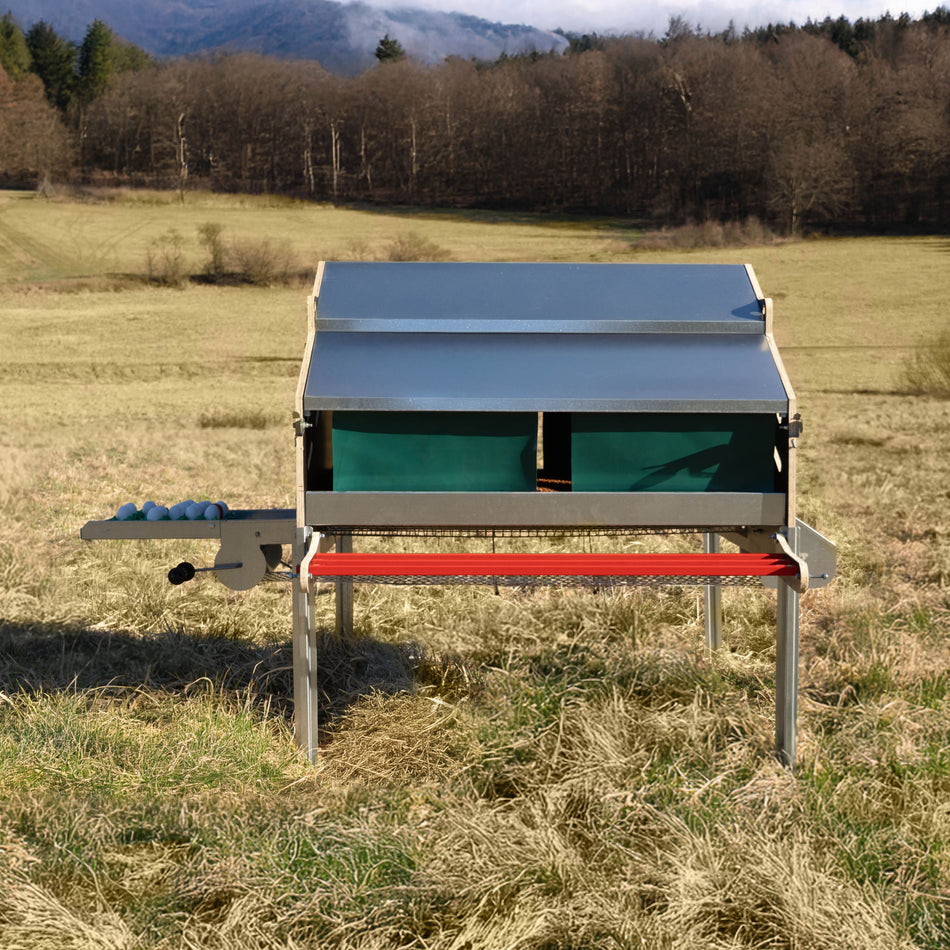 Legenest für 120 Hühner inkl. Eierabrollsystem - Erweiterbar