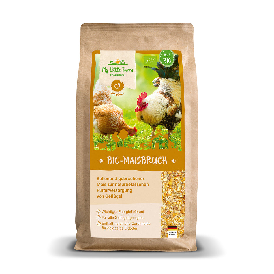 Bio Maisbruch, Natürlicher Leckerbissen für Hühner