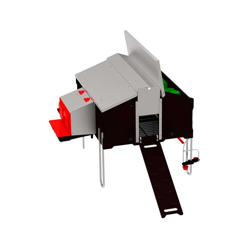 Hühnerstall 1,2 x 1 m - für bis zu 10 Hühner