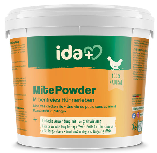 Mite-Powder - gegen rote Vogelmilben und alle kriechenden Insekten