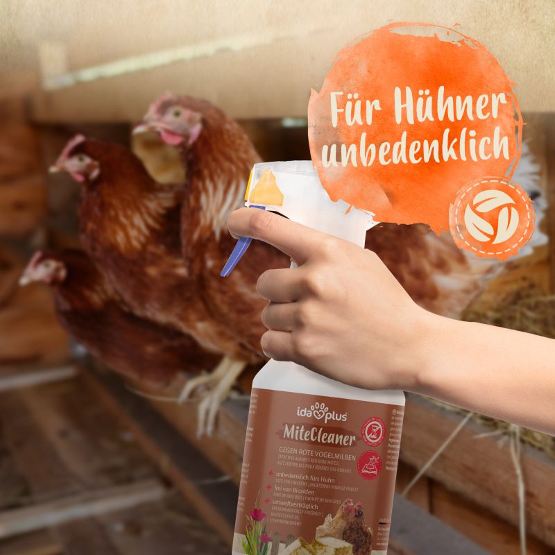 MiteCleaner - Milbenspray gegen rote Vogelmilben