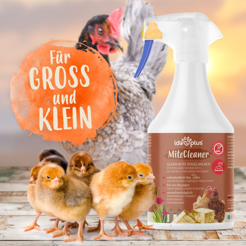 MiteCleaner - Milbenspray gegen rote Vogelmilben