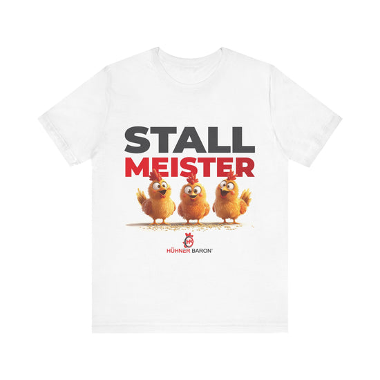 Unisex Jersey Kurzarm-T-Shirt Motiv "STALLMEISTER"