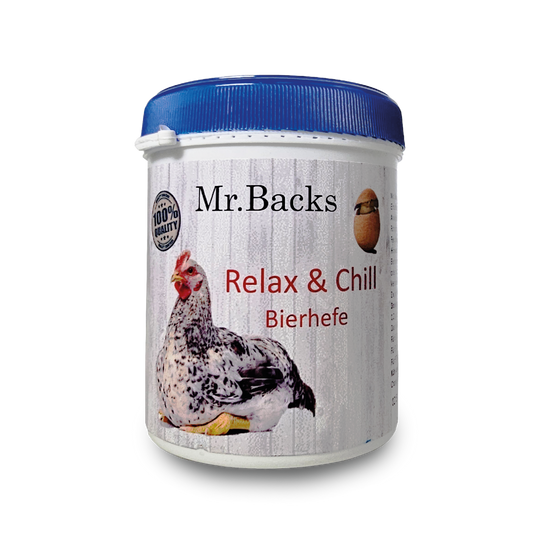 Mineralien für Hühner: 180 g Bierhefe zur Stressreduktion und besseren Eiproduktion