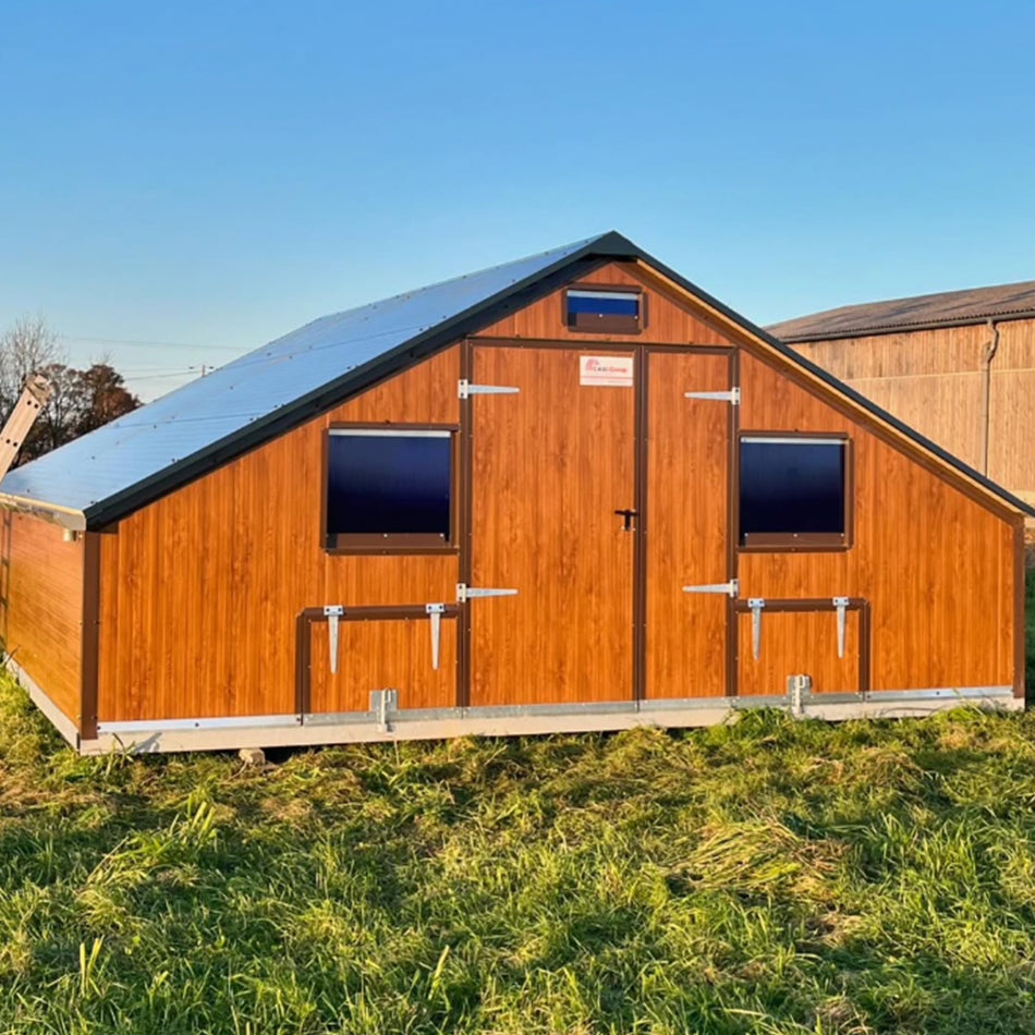 Hühnermobil 40 m² – für 240–360 Hühner, flexibel konfigurierbar
