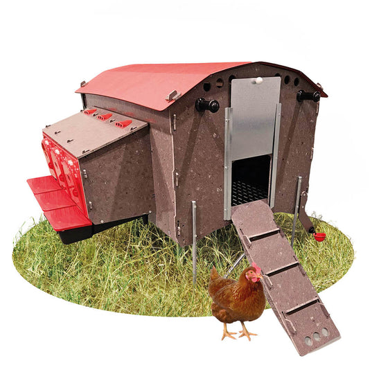CluckMobil MAXI - Hühnerstall inkl. Zubehör für 12 Hühner