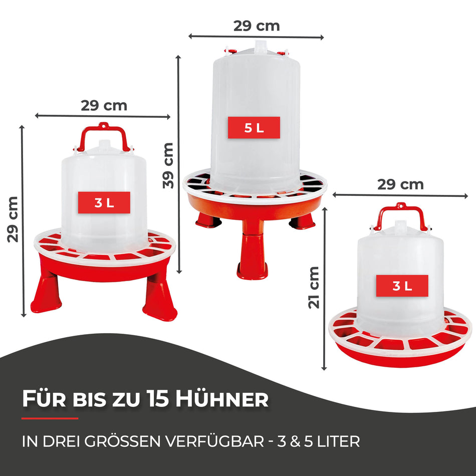 Hühnertränke FIA - in drei Größen erhältlich