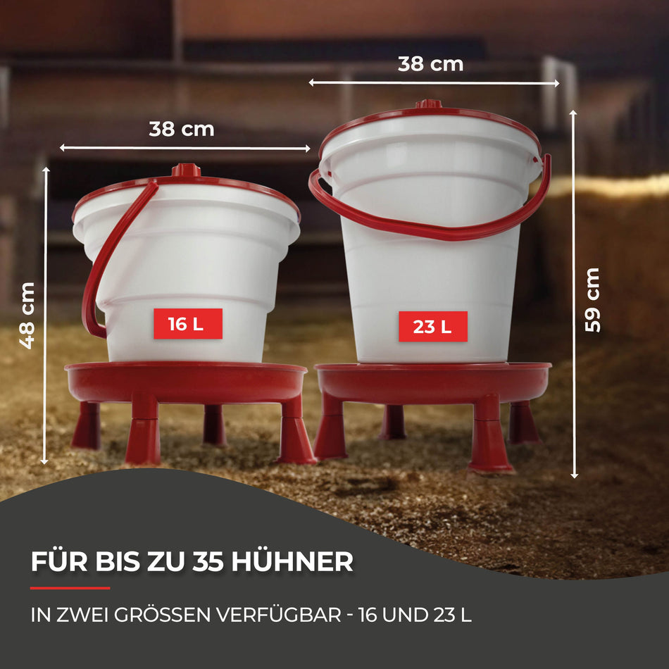 Hühnertränke FRIDOLIN - in zwei Größen erhältlich