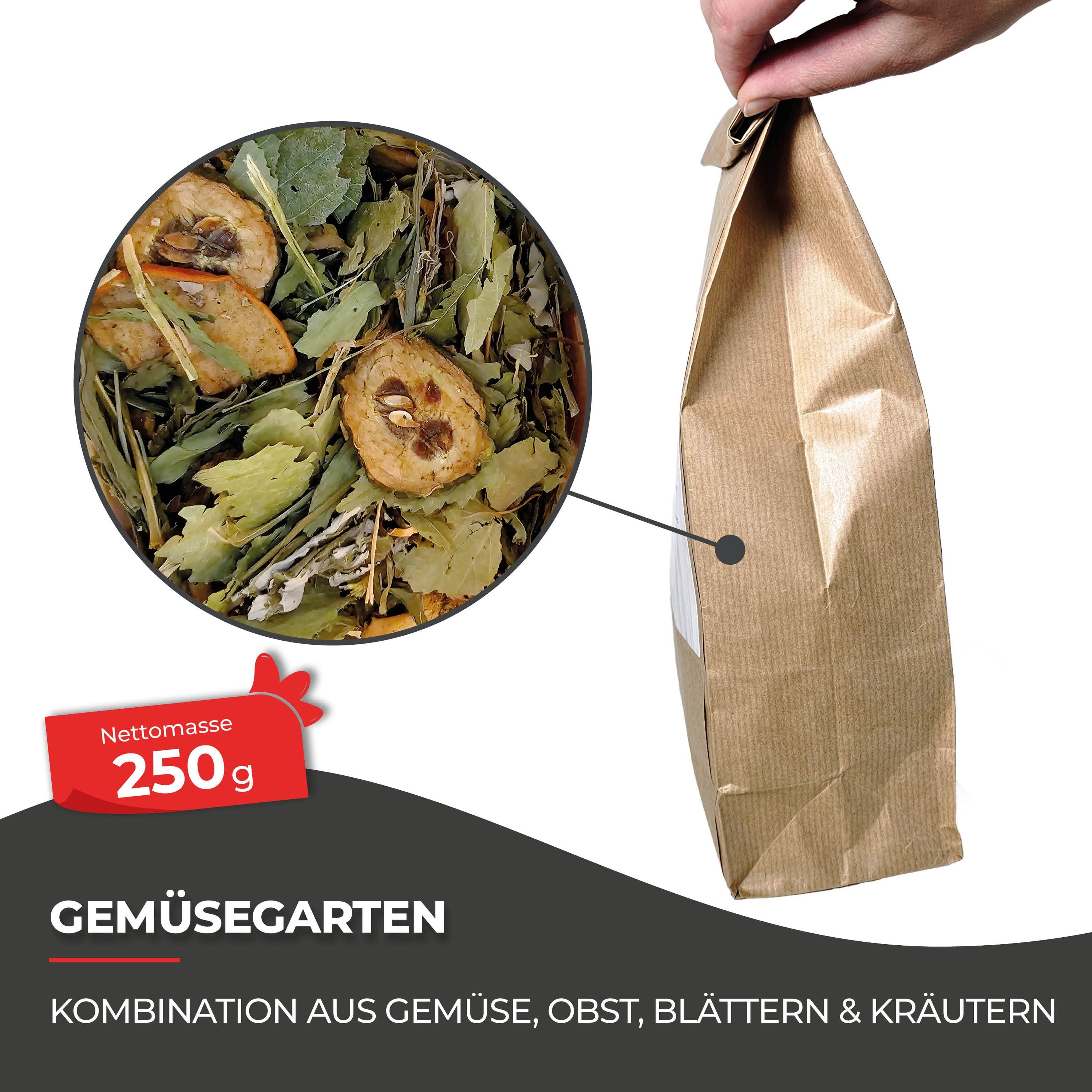 Gemüse für Hühner: 250 g Gemüsegarten für optimale Gesundheit