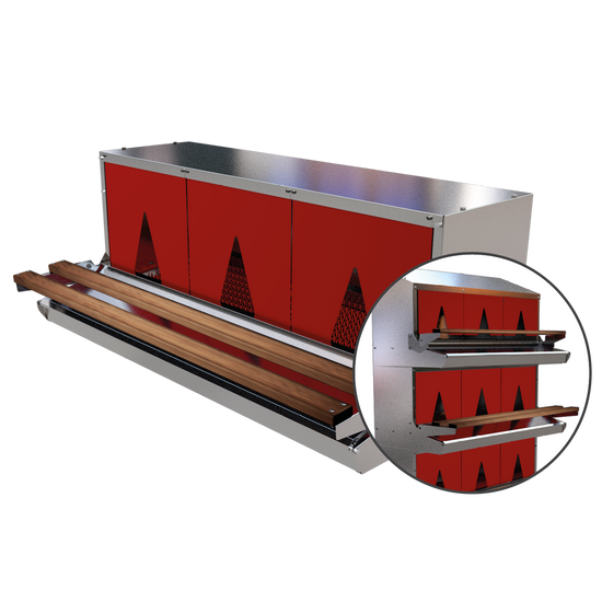 Stapelbares Legenest mit Flachdach für bis zu 25 Hühner