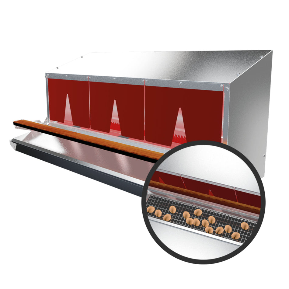 Legenest für maximal 25 Hühner