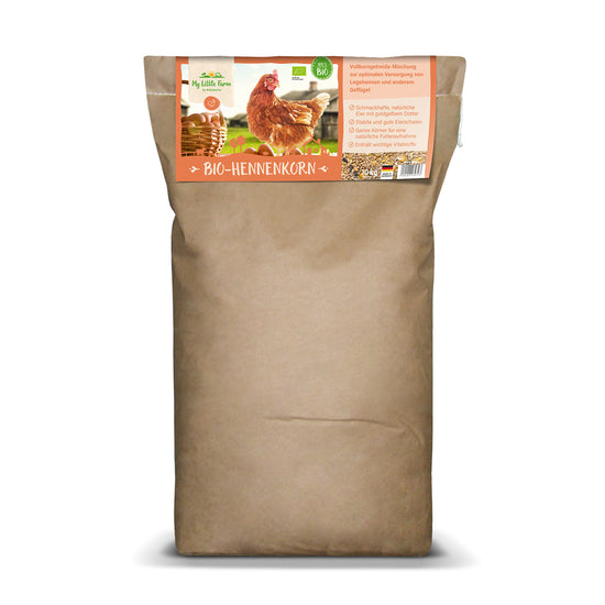 Bio Hennenkorn Ergänzungsfutter mit Muschelschrot