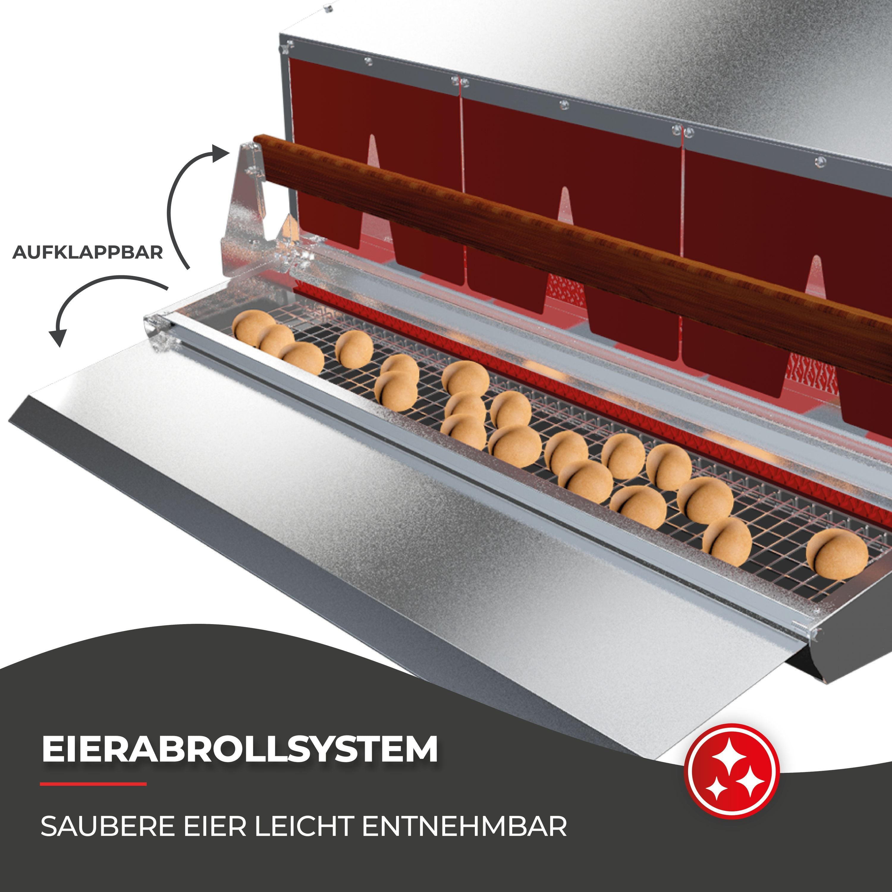 Premium-Starterset XL: Legenest + Futterautomat mit Standfuß