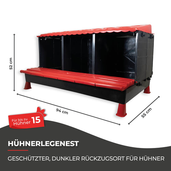 Legenest PIPPA - für bis zu 20 Hühner
