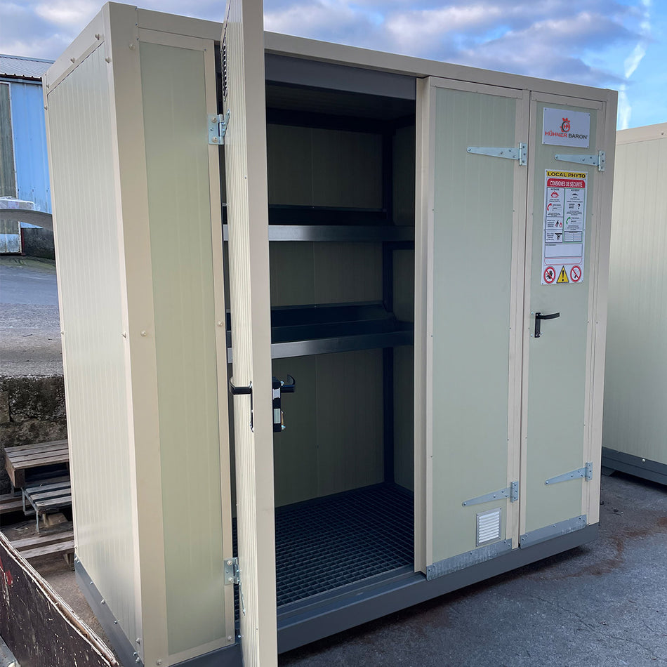 Gebäude für Pflanzenschutzmittel / Gefahrstofflager vers. Größen