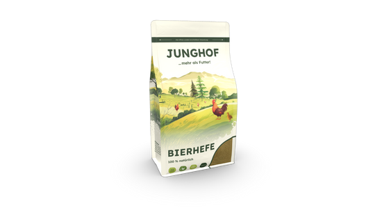 Bierhefe, unterstützt die Gefiederbildung, enthält hochwertige Proteine