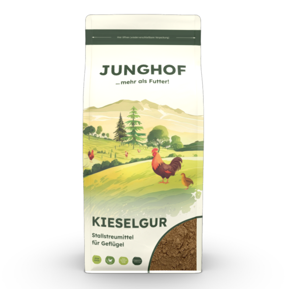 Kieselgur, Pulver für Stall & Sandbad bei Milben- und Schädlingsbefall