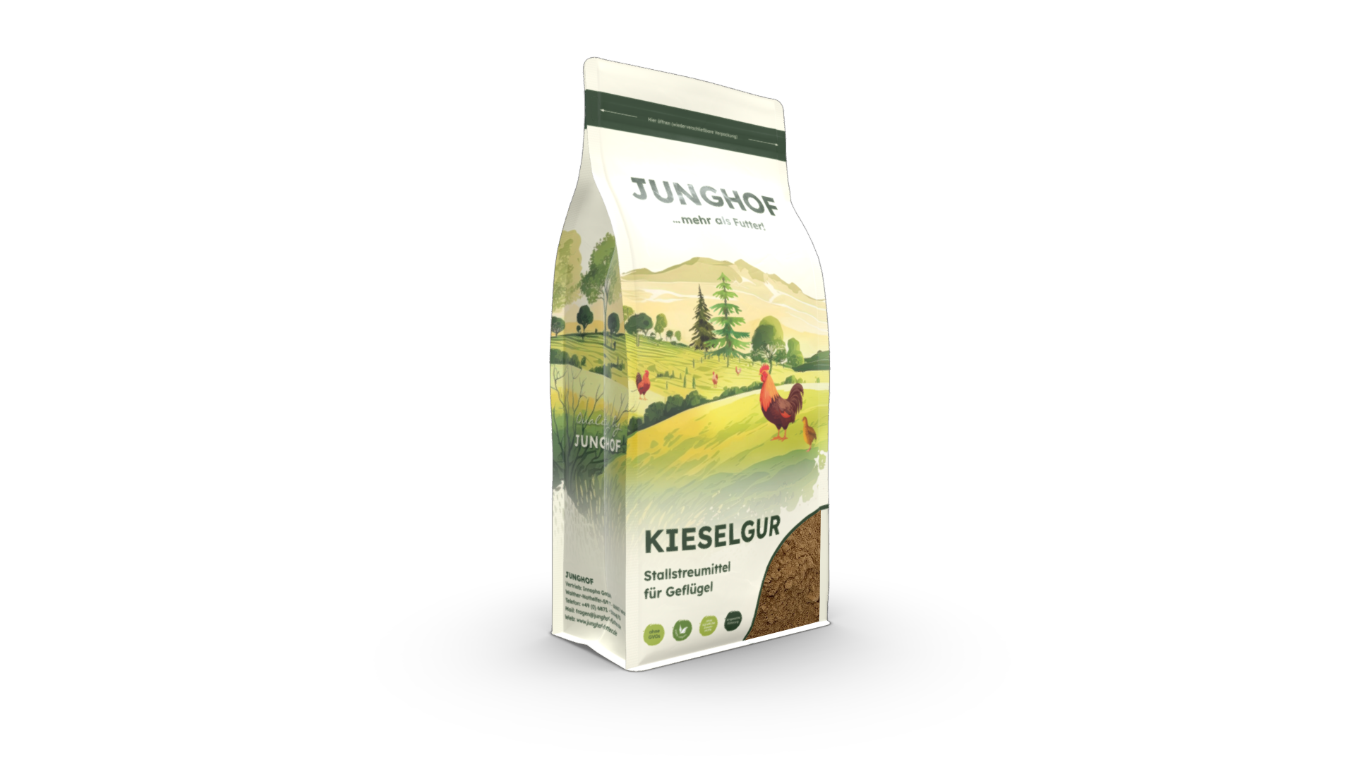 Kieselgur, Pulver für Stall & Sandbad bei Milben- und Schädlingsbefall