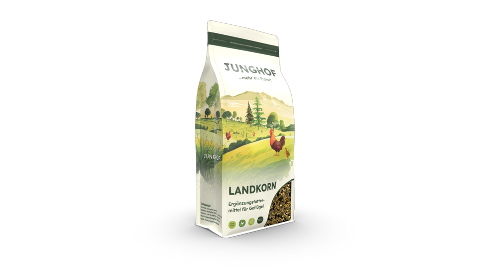 Landkorn Ergänzungsfutter mit Leinöl, staubfrei