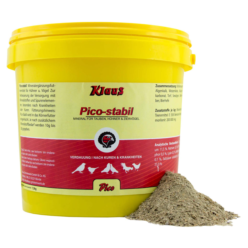 PICO-STABIL, Verbessert Vitalität und Mineralstoffaufnahme nach Krankheit