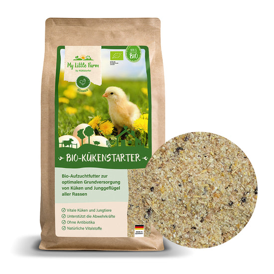 Bio Kükenstarter Alleinfutter für die ersten Wochen