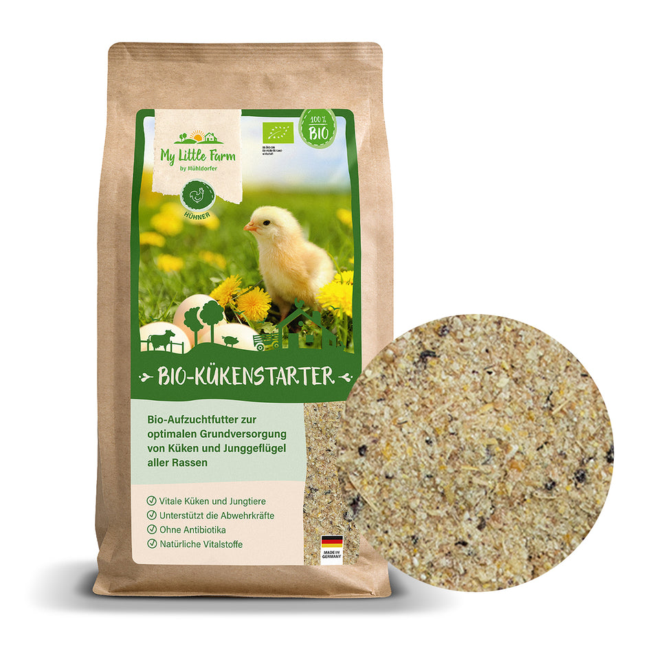 Bio Kükenstarter Alleinfutter für die ersten Wochen