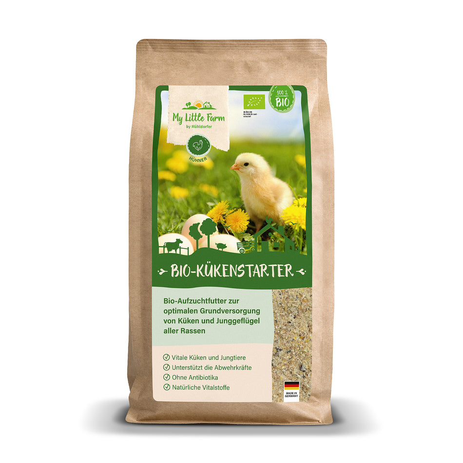 Bio Kükenstarter Alleinfutter für die ersten Wochen