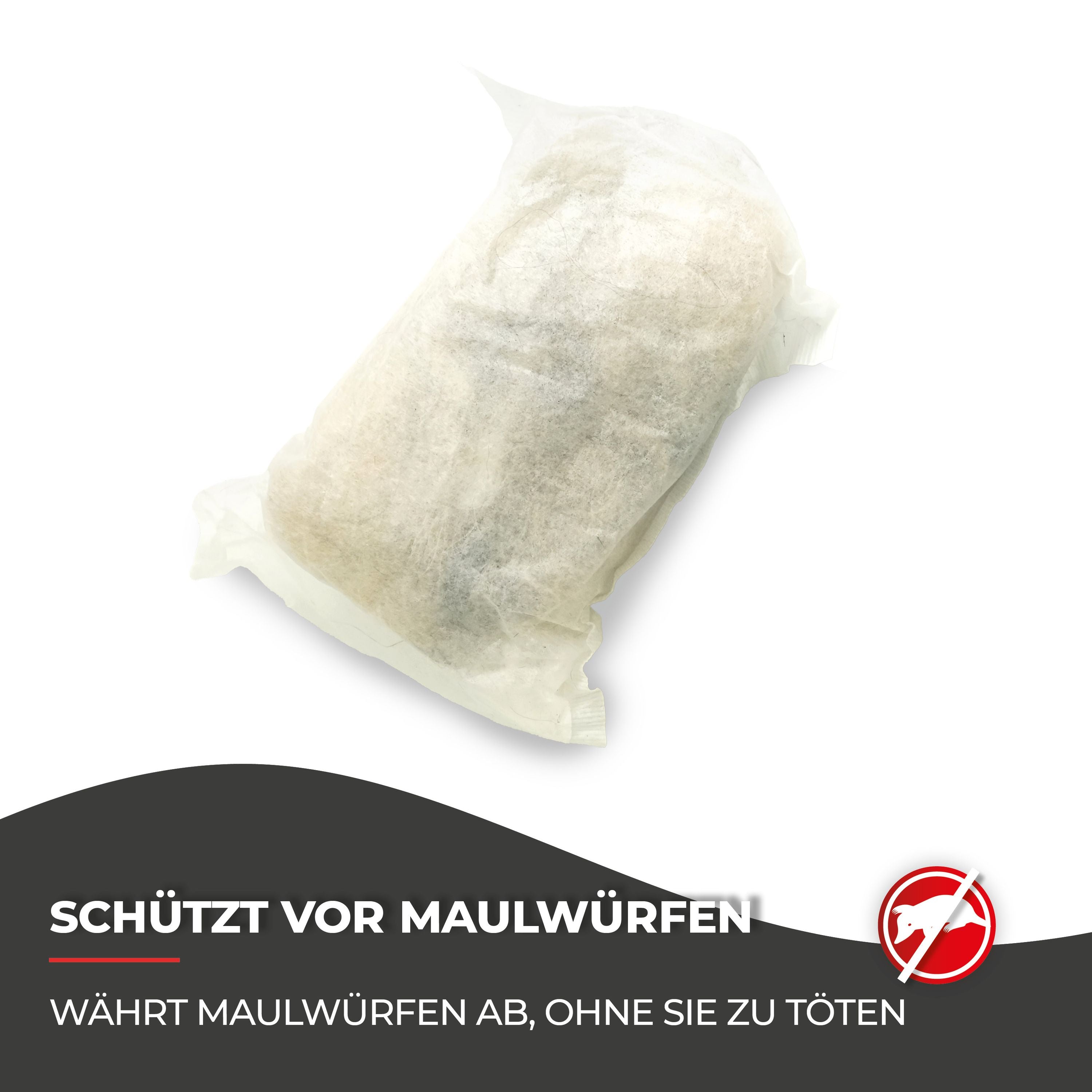 Effektive Maulwurfabwehr: 10er oder 2er Pack - Chemiefreie Beutel zur Maulwurfvertreibung