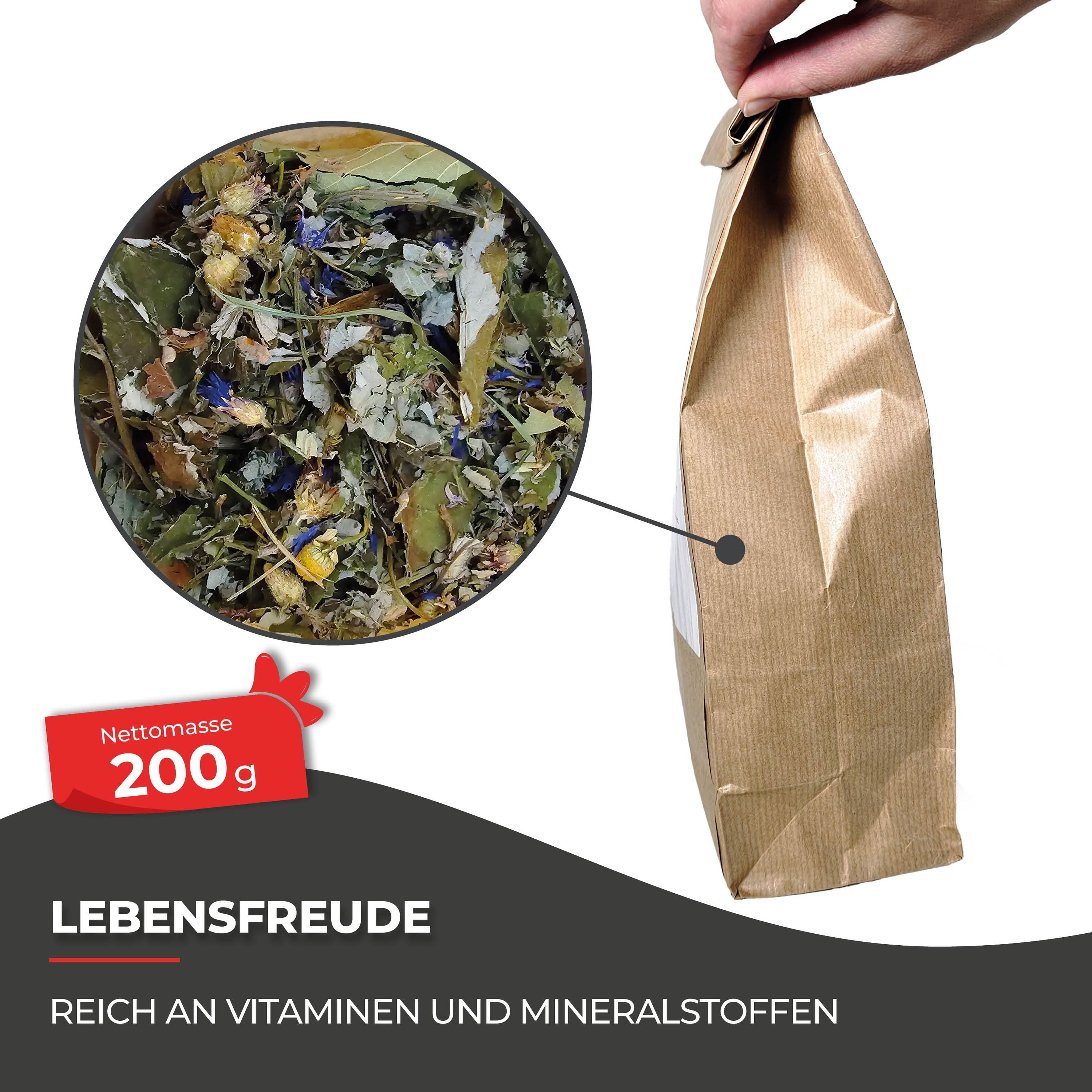 Kräuter für Hühner: 250 g Lebensfreude für Vitalität