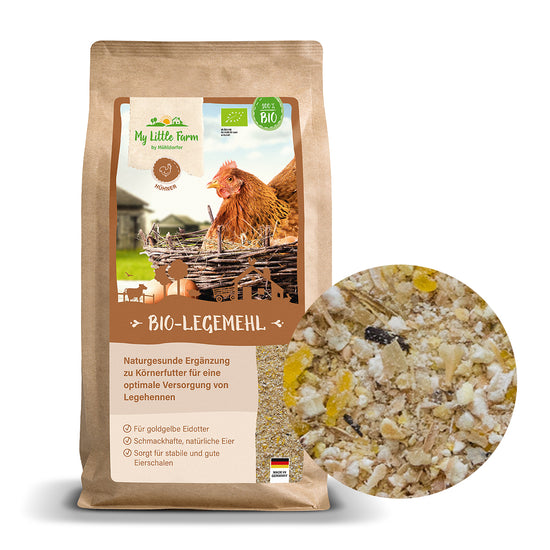Bio Legemehl Alleinfutter mit Muschelschrot