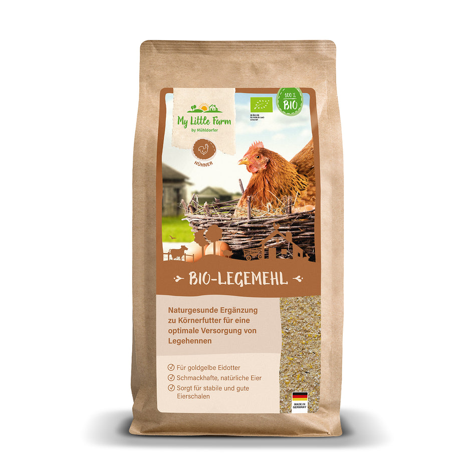 Bio Legemehl Alleinfutter mit Muschelschrot