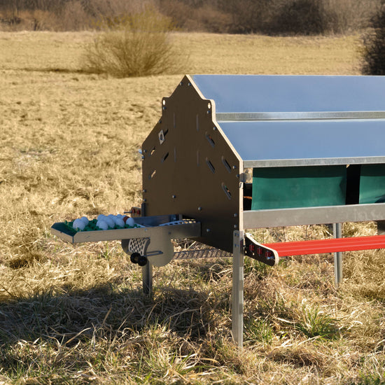 Legenest für 240 Hühner inkl. Eierabrollsystem - Erweiterbar