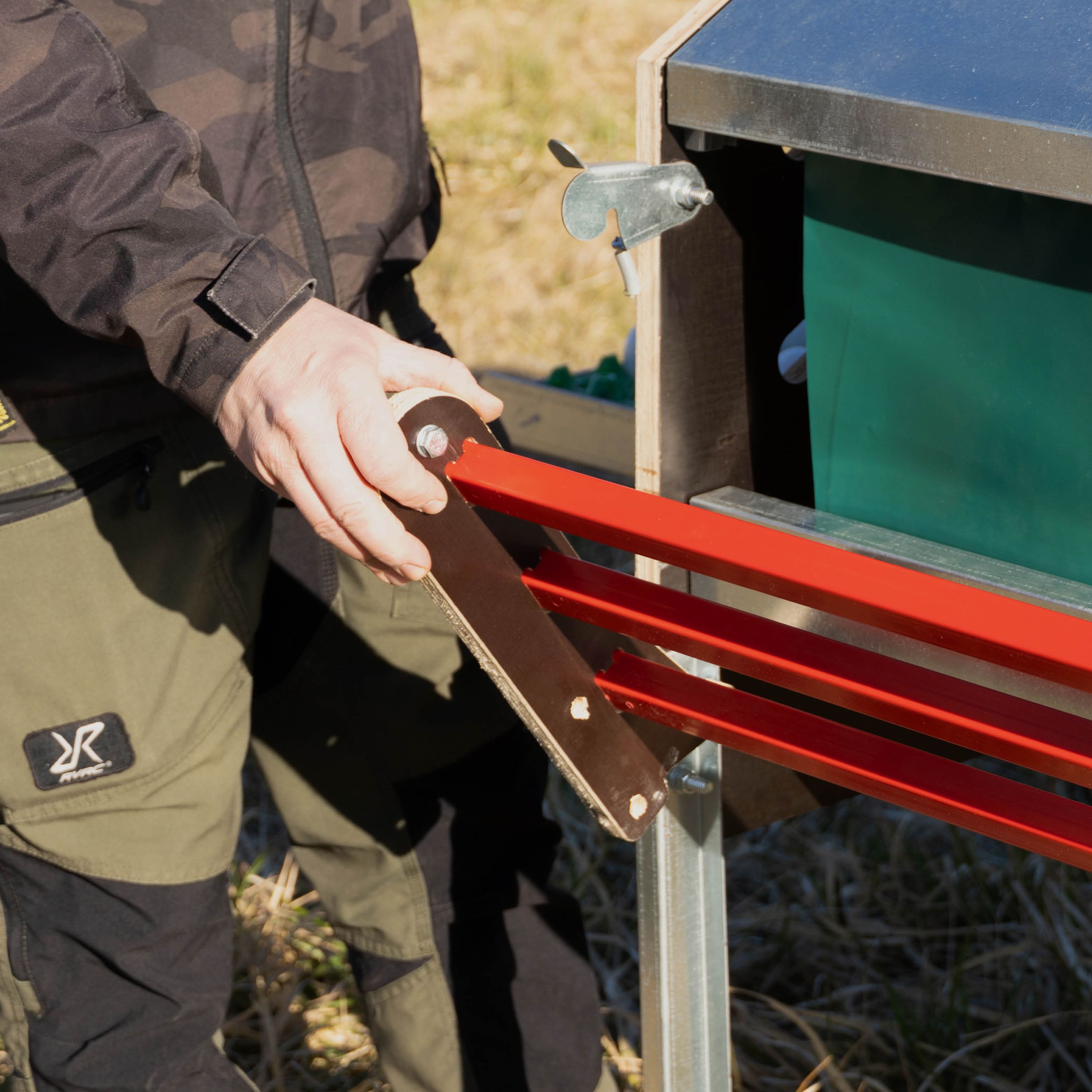 Legenest für 240 Hühner inkl. Eierabrollsystem - Erweiterbar