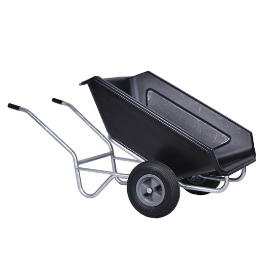 Kippschubkarre 90° MPK 350 - 400 L, zweiachsig, verzinkt