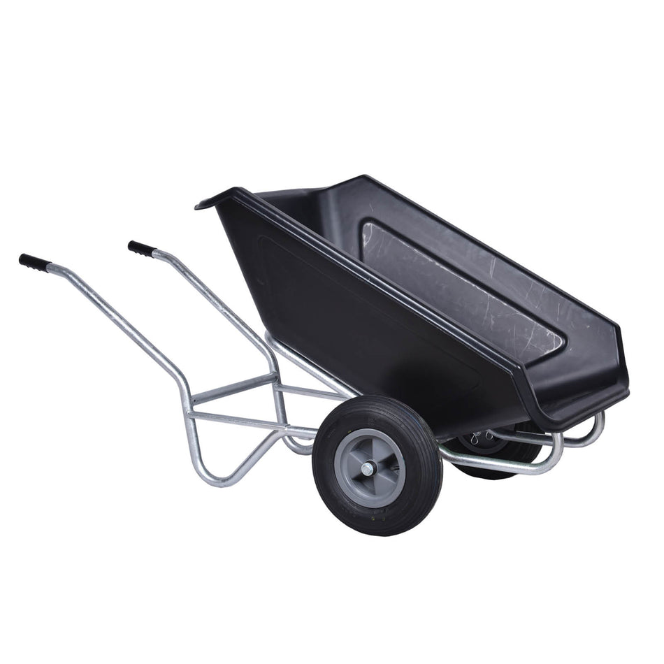 Kippschubkarre 90° MPK 350 - 400 L, zweiachsig, verzinkt