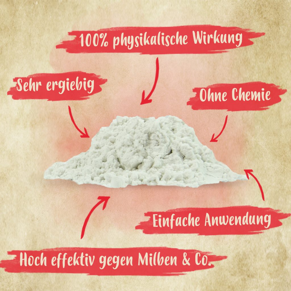 Mite-Powder - gegen rote Vogelmilben und alle kriechenden Insekten