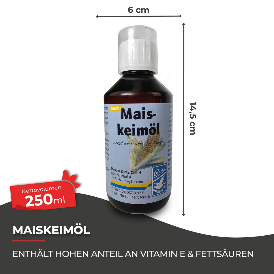 Maiskeim für Hühner: 250 ml für starkes Immunsystem und Leistungsfähigkeit