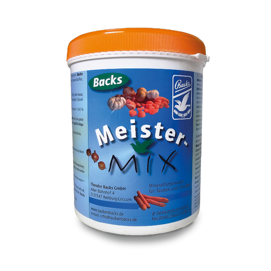 Aminosäuren und Vitamine für Hühner: 500 g und 1000 g Meister-Mix mit wertvollen Mineralstoffen