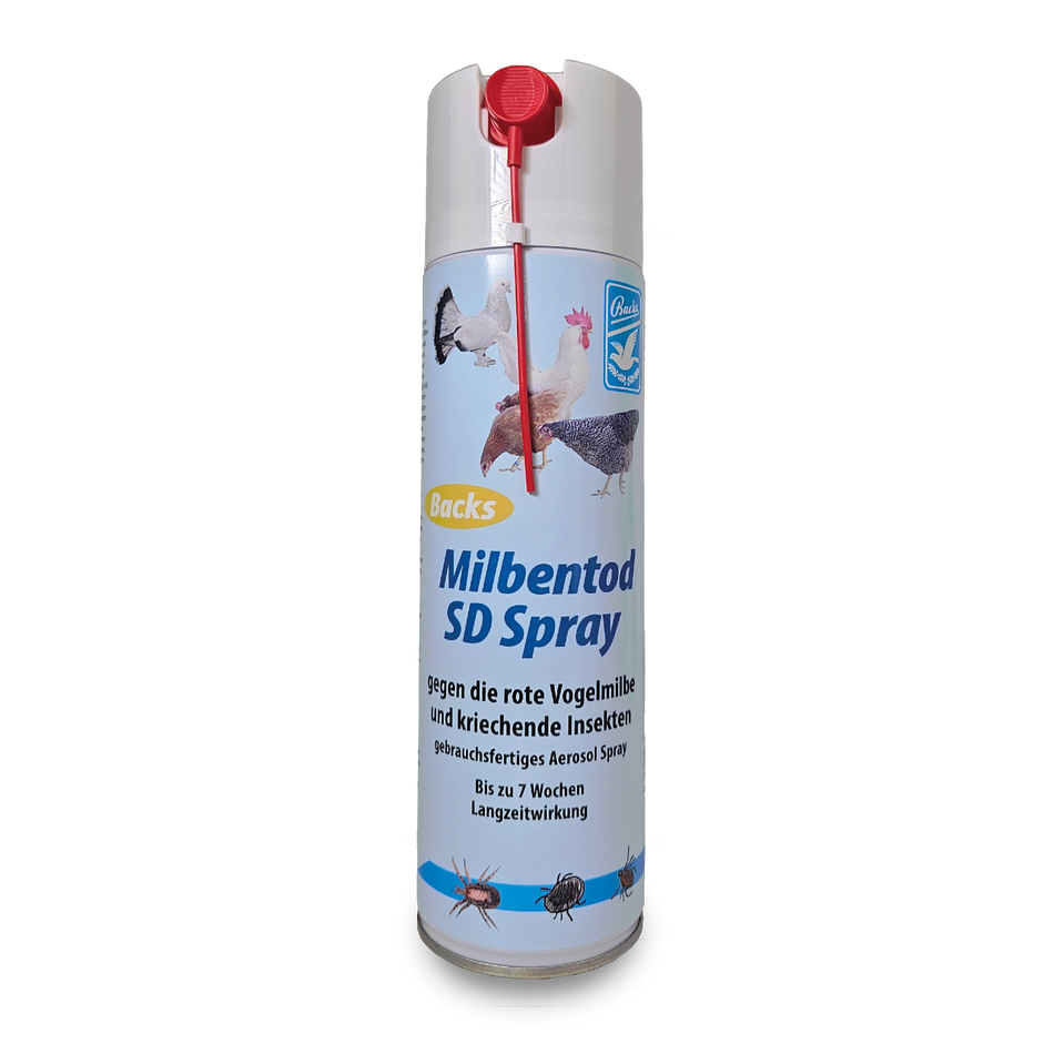 Milben bei Hühner bekämpfen: 500 ml Milbentod SD Spray