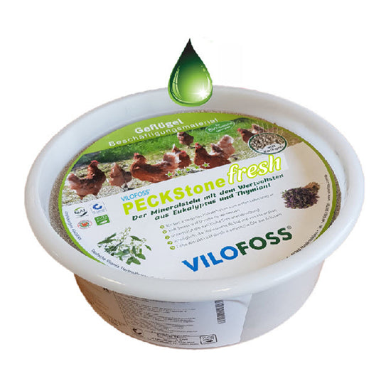 Kräuter-Pickstein 10 kg mit Eukalyptus und Thymian, biotauglich, für natürliches Pickverhalten & Stressabbau