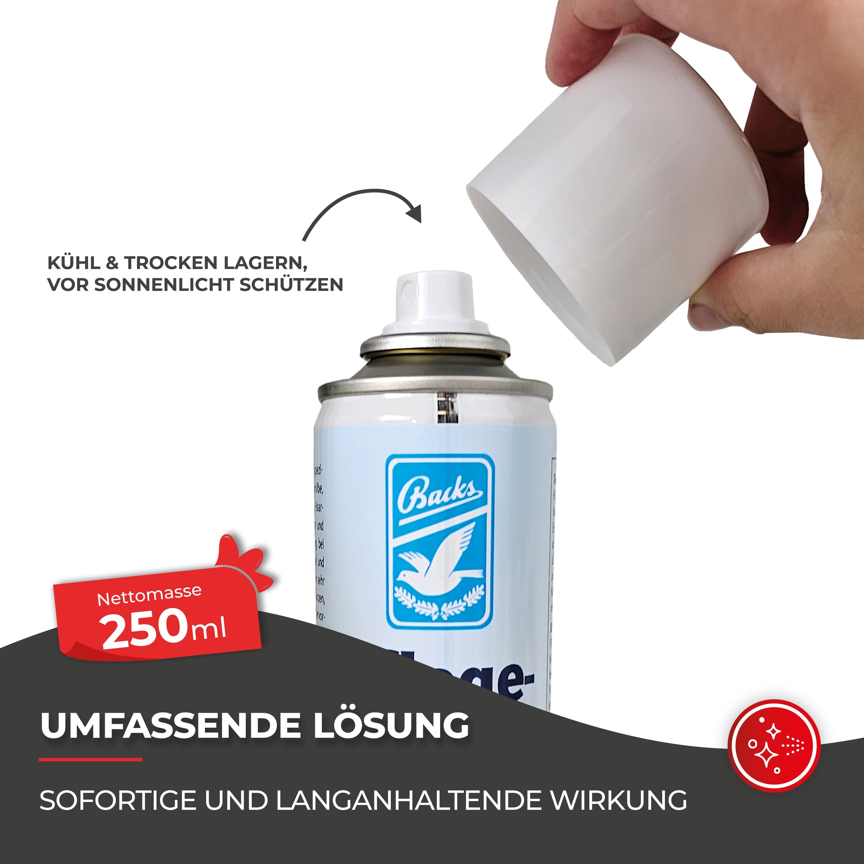 Hühnerparasiten: 250 ml Pflegespray „Direkt“ gegen Milben und mehr