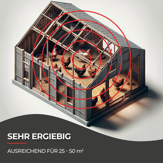 Stalleinstreupulver "Stallzauber" bindet Feuchtigkeit und Gerüche