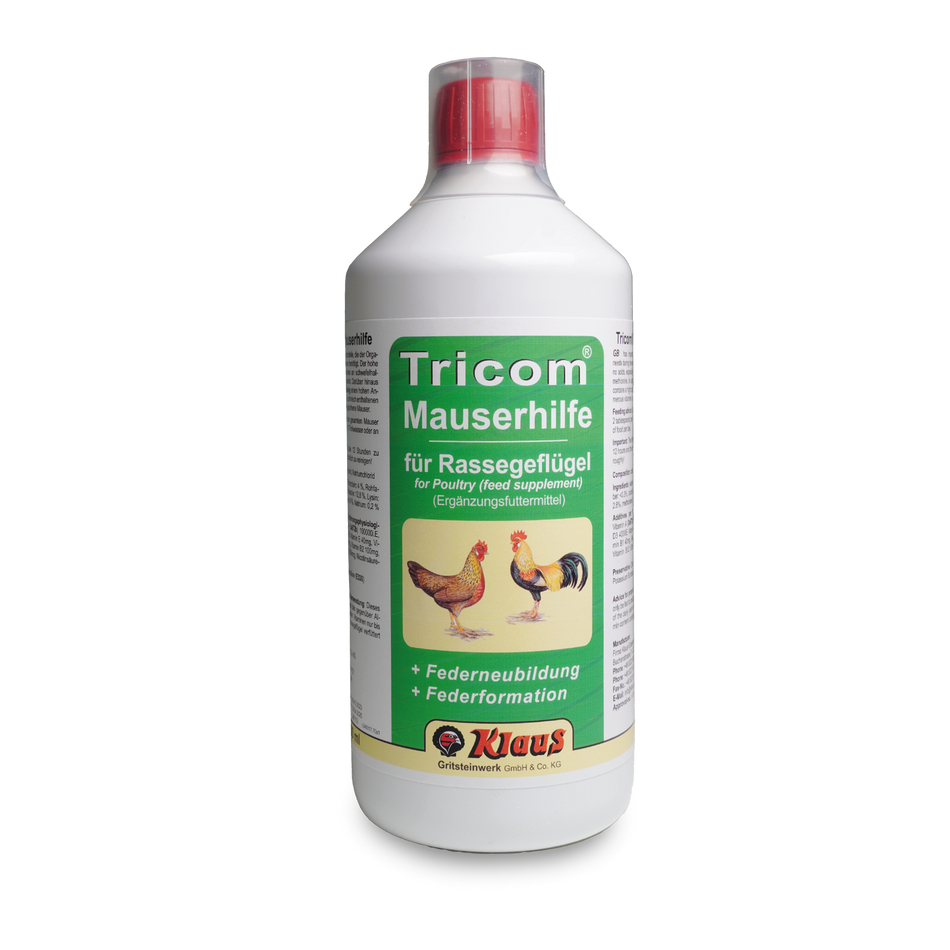 TRICOM®, Mauserhilfe mit Methionin und Calcium
