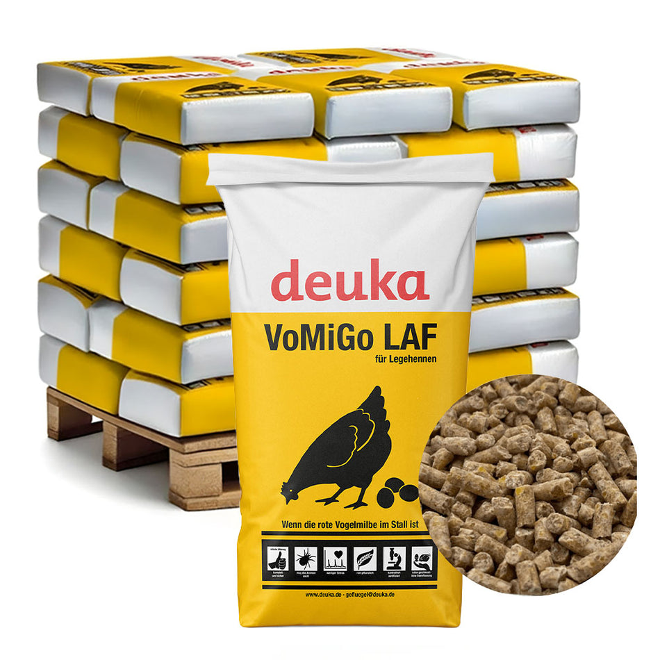 Palette VoMiGo LAF 30 x 25 kg, Alleinfutter