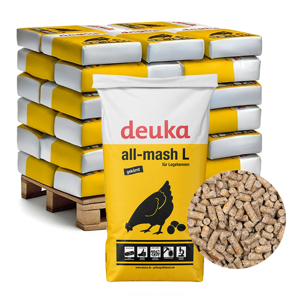 Palette All-mesh L (gekörnt) Pelletform 30 x 25 kg, Alleinfutter