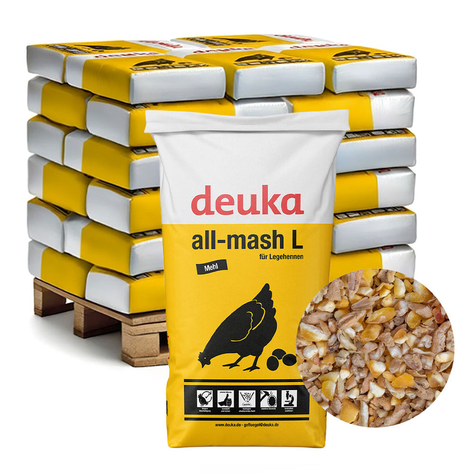 Palette All-mesh L (Mehl) 30 x 25 kg, Alleinfutter